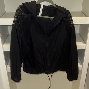 ALO Yoga Black Mesh Jacket
